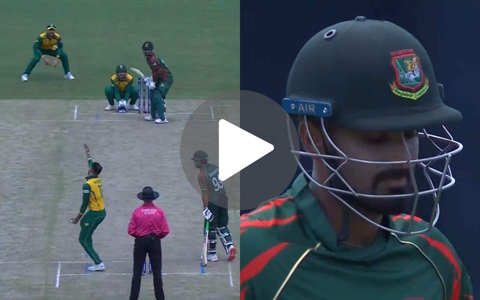 [Watch] Litton Das Falls As 'Softest Wicket Of T20 World Cup 2024' After Maharaj's Juicy Trap